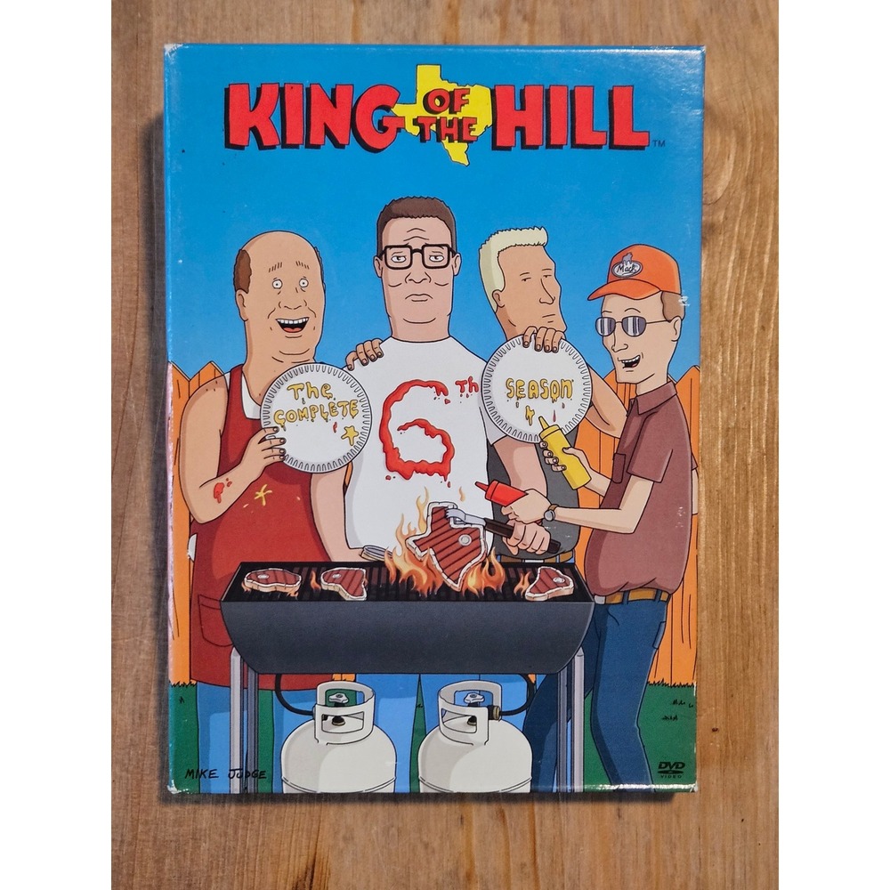 King of the Hill The Complete Sixth Season 6 DVD 3-Disc Set 2006 Mike Judge